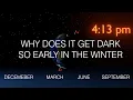 Why Does it Get Dark So Early