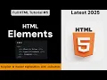 Master HTML Elements in simplest easiest way Block vs Inline Nesting Rule of HTML Elements