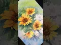📌 Sunflower Painting #shorts #youtubeshorts #trending #viral #viralshorts