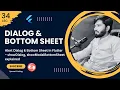 34 - Alert Dialog Bottom Sheet in Flutter