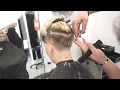 SUPER HAIRCUT - STACKED BLONDE PIXIE BOB CUT WITH UNDERCUT