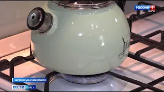 В селе Красноярка Шербакульского района сегодня появился природный газ