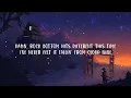 Nate Smith - Wish I Never Felt (Lyrics) | Lyrics Video (Official)