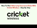 How To File A Claim With Cricket Wireless - Step-by-Step