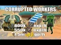Runescape 3 Corrupted Workers Guide Corrupted Creatures 800k Melee 550k Slayer