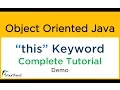 Java THIS keyword example Object Oriented Java Tutorial 1
