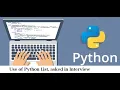 Python assignment 2 Write a Function to check if any 2 intervals overlap MNC interview questions
