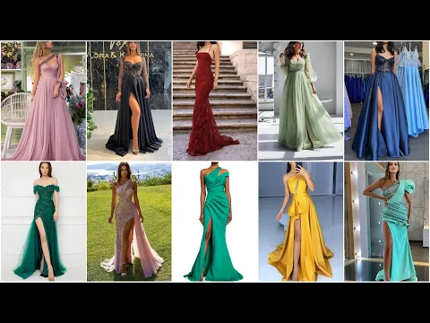 Download MP3 Evening gowns || Long dresses || Evening dresses 2023