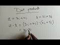 how to find a Dot product