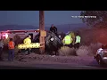 Driver airlifted after crashing into pole along Phelan Road