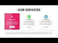 Our Services Box Hover Effects Html CSS Responsive Design