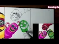 [DRAW]Joyville::Woolly Bully:The Worm Gang:Secret Evil Monster::조이빌 울리불리 몬스터그리기