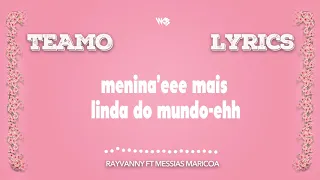 Rayvanny Ft Messias Teamo Official Lyrics 