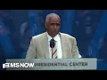 Obama Foundation Chair Marty Nesbitt delivers remarks at opening of Obama center