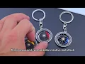 Turn Your Logo into Motion – Rotating Metal Keychain Demo