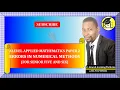 001 - ALEVEL APPLIED MATHEMATICS ERRORS IN NUMERICAL METHODS COMPLETE NOTES FOR SENIOR 5 6
