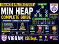 Min Heap Explained Heap Operations Implementation Vignan CSE Dept