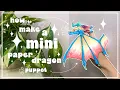 Download Lagu How To Make A Mini Paper Dragon Puppet || Full Easy Tutorial || 275k Special