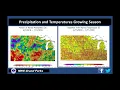 Precipitation Temperature Trends so far this Growing Season
