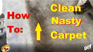 AMAZING Way To SUPER CLEAN The NASTIEST DIRTEST Carpet Upholstery