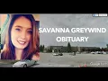 Savanna Greywind Funeral Plan Obituary