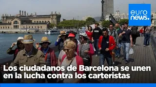 Los ciudadanos de Barcelona se unen en la lucha contra los carteristas