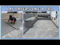 How To Square Screed Lay a Paver Patio