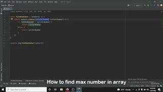 How to find max number from an array using reduce in JS