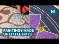 This Artist Spends Hundreds Of Hours Creating Paintings Made From Thousands Of Tiny Dots