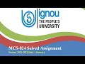 MCS 24 Solved Assignment 2021 22