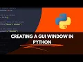 Creating a Simple GUI Window Python with Tkinter