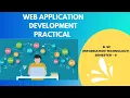 string functions in PHP array in PHP Web Application Development Practical HTML fybscit