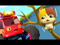 Monster Fire Truck Saves Mimi Outdoor Playground Song Nursery Rhymes Kids Songs BabyBus