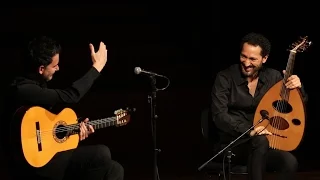 هكذا أبدعوا   نصير شمة على العود ويرافقه على الكيتار الإسباني كارلوس بينيانا   حصري لبرنامج مبدعون دندنها