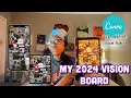 MY 2024 VISION BOARD What I Want For New Year Edit it on Canva