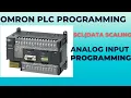 OMRON PLC SCL DATA SCALING ANALOG INPUT PROGRAMMING IN OMRON PLC
