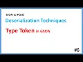 Type Token of GSON Library Similar concept like Type Reference in Object Mapper