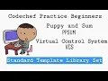 Codechef - PPSUM VCS Puppy and Sum Virtual Control System Standard Template Library
