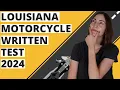 Louisiana DMV Motorcycle Written Test 2024 60 Questions with Explained Answers
