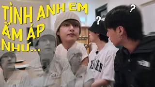 Tình anh em ấm áp như...