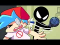 Lagu BOYFRIEND vs. STICKMAN?! Friday Night Funkin' Logic | Cartoon Animation