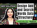 Design Add and Search Words Data Structure