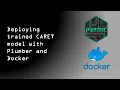Deploying a CARET ML R model to Docker