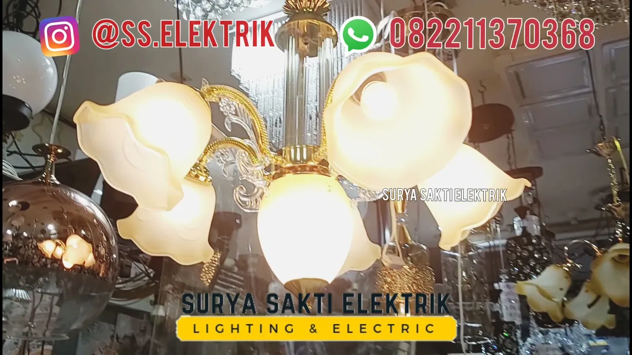 LAMPU KRISTAL HARGA PROMO di DEPO BANGUNAN