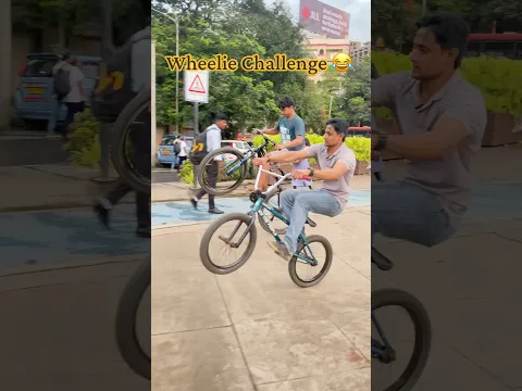 Random Rider Boy Ne Mujhe Wheelie Challenge Diya 🚲Uske Mtb Pe😂Akram Rider #shorts #bmx #bmxindia
