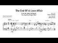 The End Of A Love Affair - Beegie Adair - Piano transcription (sheet music)