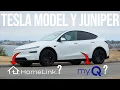Tesla Model Y Juniper Homelink vs MyQ