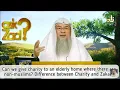 Can we give charity to non muslims? Difference between Charity \u0026 Zakat - Assim al hakeem