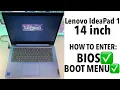 Lenovo IdeaPad 1 14IGL05 - How To Enter Bios Boot Menu Options lenovo brand lenovopro