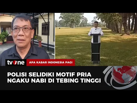 Polres Tebing Tinggi Tetapkan Pria Ngaku Nabi sebagai Tersangka
